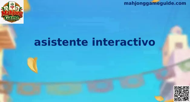 Interfaz digital del asistente interactivo en un tablero de Mahjong Game