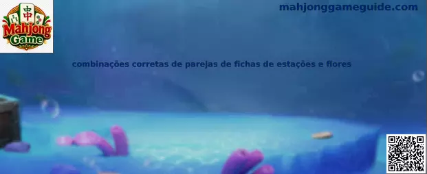 Combinaciones correctas de parejas de fichas de estaciones y flores