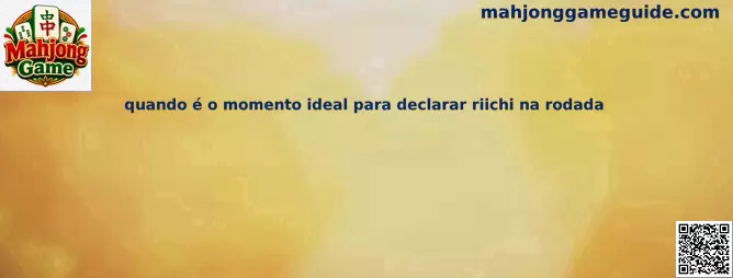 Estrategia para declarar riichi en Mahjong