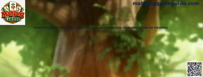 Ejemplo de chows en un tablero de Mahjong