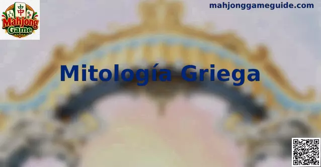 Ilustración de Mitología Griega para Mahjong Game con ambiente del Olimpo