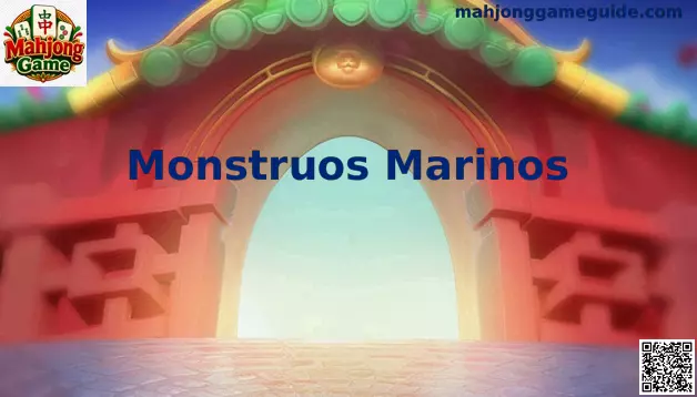 Tablero digital de Mahjong con criaturas del océano y Monstruos Marinos