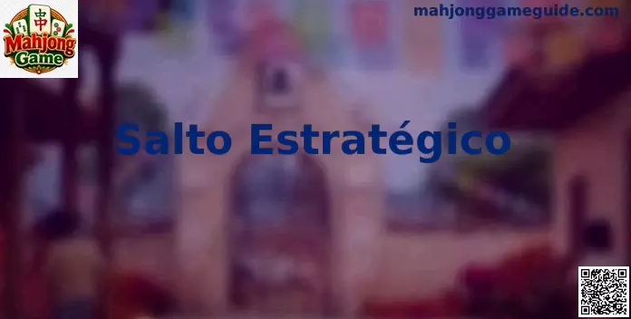 Tablero de Mahjong Game para explicar Salto Estratégico